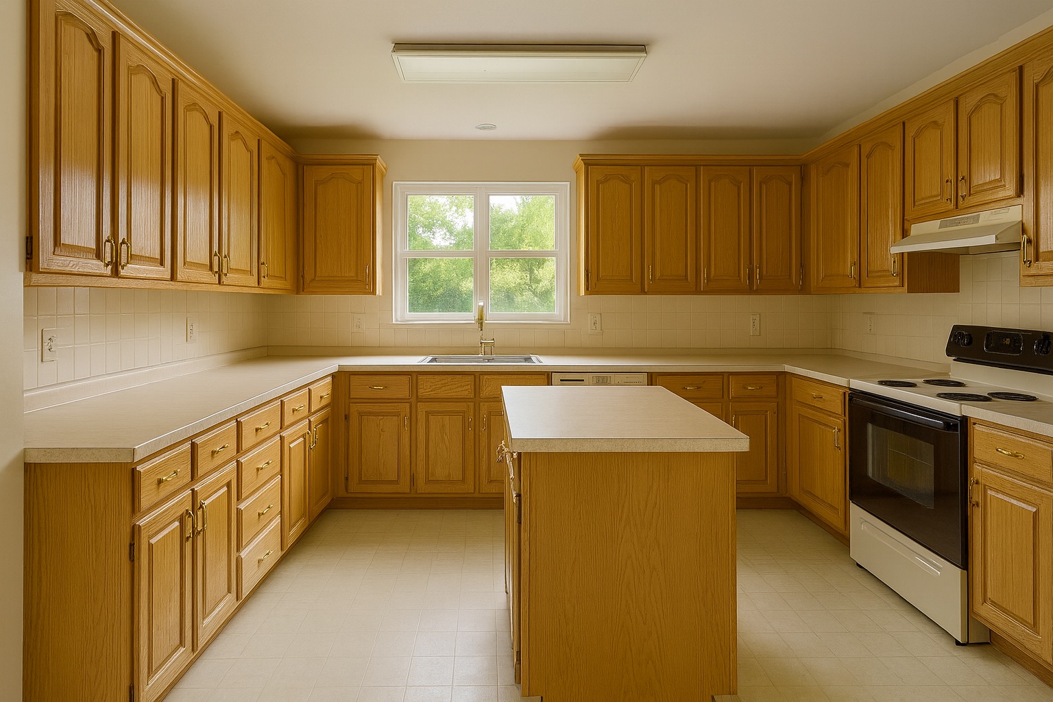 Kitchen before the remodel
